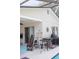 Outdoor patio with ceiling fan and grill at 11261 Redgate St, Spring Hill, FL 34609