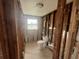 Bathroom featuring exposed framework offering the opportunity for a personalized renovation to create a custom design at 13639 Frances Ave, Hudson, FL 34667