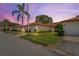 Charming villa with a well-maintained lawn at sunset at 3416 Lori Ln # 4, New Port Richey, FL 34655