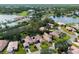 Aerial view showing home's location in a residential community at 9144 Alexandria Dr, Weeki Wachee, FL 34613