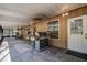 Large screened porch with built-in grill at 10525 Hilltop Dr, New Port Richey, FL 34654