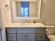 Updated bathroom with modern vanity and fixtures at 11200 Homeway St, Spring Hill, FL 34609