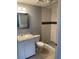 Updated bathroom with a walk-in shower at 140 Hunter Lake Dr # H, Oldsmar, FL 34677