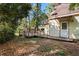 Backyard with wooden deck and access to the house at 4780 69Th N St, St Petersburg, FL 33709