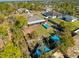 Aerial view showcasing home, pool, and expansive backyard at 12482 Meinert Ave, Brooksville, FL 34613