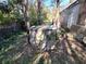 Backyard with shed and trees at 12924 Manatee Ave, New Port Richey, FL 34654