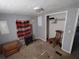 Bedroom with closet and wood burning stove at 12924 Manatee Ave, New Port Richey, FL 34654