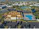 Community clubhouse and pool with ample parking at 2210 Utopian E Dr # 212, Clearwater, FL 33763
