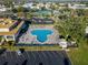 Community pool and surrounding areas at 2210 Utopian E Dr # 212, Clearwater, FL 33763