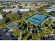 Well-maintained tennis and shuffleboard courts at 2210 Utopian E Dr # 212, Clearwater, FL 33763