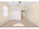 Spacious bedroom with carpeted floor and a double door closet at 4201 Silver Berry Ct, Spring Hill, FL 34609