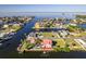 This waterfront property boasts a large lot and private dock at 4374 8Th Isle Dr, Hernando Beach, FL 34607