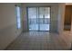 Breakfast nook with tiled floor and sliding glass doors at 7421 Box Elder Dr, Port Richey, FL 34668