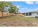 Fenced backyard providing privacy and space for outdoor activities at 9326 Northcliffe Blvd, Spring Hill, FL 34606