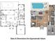 3D floor plan showcasing a split bedroom layout, pool, and open living areas at 10464 Henderson St, Spring Hill, FL 34608