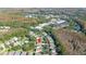 Aerial view showing home location and surrounding area at 11849 Colony Lakes Blvd, New Port Richey, FL 34654