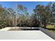 Backyard features a privacy fence and mature trees at 12336 Southbridge Ter, Hudson, FL 34669