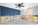 Under construction, bedroom with ceiling fan at 13610 Evelane Dr, Hudson, FL 34667