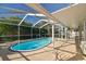 Inviting screened-in pool area with ample space for lounging and entertaining at 465 Meadowlark Ln, Palm Harbor, FL 34683