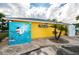 Beach club restrooms with fun nautical mural at 4901 Onyx Ln # 202, New Port Richey, FL 34652