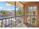 Private screened balcony overlooking community at 5576 Baywater Dr # 5576, Tampa, FL 33615