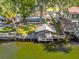 Waterfront home with dock and lush green surroundings at 7195 Bethesda Ct, Weeki Wachee, FL 34607