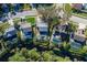 Bird's eye view of home near canal at 7209 Hummingbird Ln, New Port Richey, FL 34655