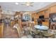 Large kitchen with island, stainless steel appliances, and breakfast nook at 8700 Cessna Dr, New Port Richey, FL 34654