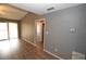Hallway connecting living room and bedroom at 8718 Mallard Reserve Dr # 202, Tampa, FL 33614