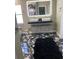 Modern bathroom with double vanity and marble flooring at 1922 Oswego Dr, Holiday, FL 34691