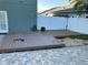 Large deck with access to backyard and pool area at 1922 Oswego Dr, Holiday, FL 34691
