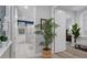 Main bathroom with a large shower, toilet, and vanity at 3042 Wentworth Way, Tarpon Springs, FL 34688