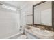Clean bathroom, includes shower/tub combo and vanity at 4620 Tri Par Dr, Sarasota, FL 34234