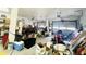 Spacious garage with ample room for vehicles and storage at 7941 Sycamore Dr, New Port Richey, FL 34654