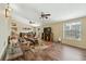 Comfortable living room with hardwood floors at 7941 Sycamore Dr, New Port Richey, FL 34654