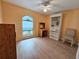 Bedroom with desk, shelving, and chair at 9163 Lingrove Rd, Weeki Wachee, FL 34613