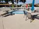 Relaxing community spa with surrounding patio furniture at 9163 Lingrove Rd, Weeki Wachee, FL 34613