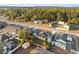 Aerial view of houses and neighborhood at 26416 Mcallister St, Brooksville, FL 34602