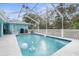 Inviting pool area with screened enclosure and patio furniture at 6225 Hancock Ave, Spring Hill, FL 34608