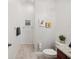 Clean bathroom with granite countertop and shower stall at 92 Randolph Ave, Spring Hill, FL 34606