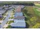 Aerial view of neighborhood with golf course at 11644 Spindrift Loop, Hudson, FL 34667