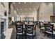 Community clubhouse dining room with fireplace at 11644 Spindrift Loop, Hudson, FL 34667