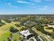 Stunning aerial view showcasing the golf course, lake, tennis courts, and community amenities, perfect for an active lifestyle at 121 Lindsay Ln # 31, Oldsmar, FL 34677