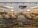 Elegant dining room with ample seating and stylish decor at 121 Lindsay Ln # 31, Oldsmar, FL 34677