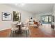 Open-concept living space connects to a dining area, perfect for entertaining at 121 Lindsay Ln # 31, Oldsmar, FL 34677