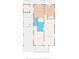Floor plan of a house, including bedrooms, bathrooms, kitchen, and living areas at 4939 18Th St, Zephyrhills, FL 33542