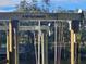 Aluminum boat lift with visible wear and tear at 7222 N Ola Ave, Tampa, FL 33604