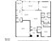 Floor plan showing a spacious layout with two bedrooms and multiple living spaces at 7423 Woodhollow Rd, Spring Hill, FL 34606
