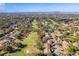 Aerial view of condo community near golf course at 12814 Wedgewood Way # C, Hudson, FL 34667