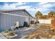 View of backyard equipment and a paved pathway at 15950 Adobe Dr, Hudson, FL 34667
